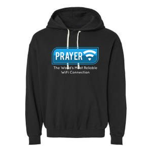 Funny Christian Catholic Gift Prayer Faith Pastor Garment-Dyed Fleece Hoodie