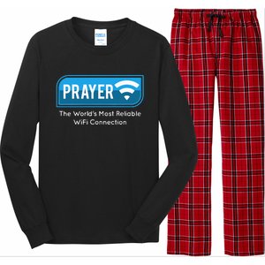 Funny Christian Catholic Gift Prayer Faith Pastor Long Sleeve Pajama Set