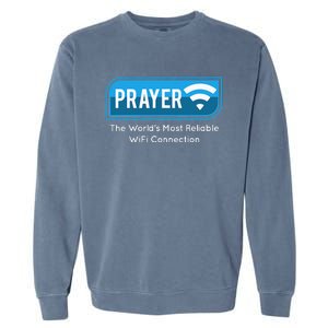 Funny Christian Catholic Gift Prayer Faith Pastor Garment-Dyed Sweatshirt