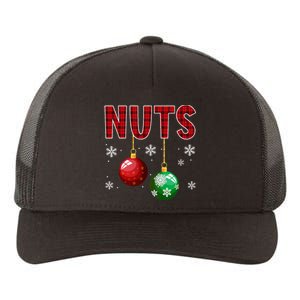 Funny Christmas Couples Chest Nuts Yupoong Adult 5-Panel Trucker Hat