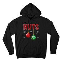 Funny Christmas Couples Chest Nuts Hoodie