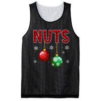 Funny Christmas Couples Chest Nuts Mesh Reversible Basketball Jersey Tank