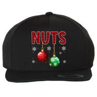 Funny Christmas Couples Chest Nuts Wool Snapback Cap