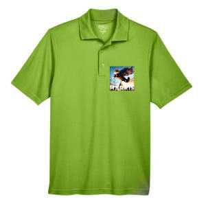 Funny Childless Cat Ladies For Harris 2024 Men's Origin Performance Pique Polo