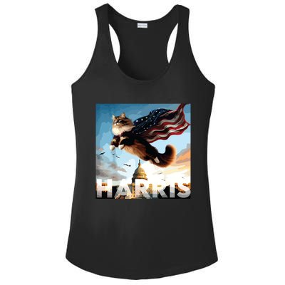 Funny Childless Cat Ladies For Harris 2024 Ladies PosiCharge Competitor Racerback Tank