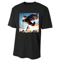 Funny Childless Cat Ladies For Harris 2024 Performance Sprint T-Shirt