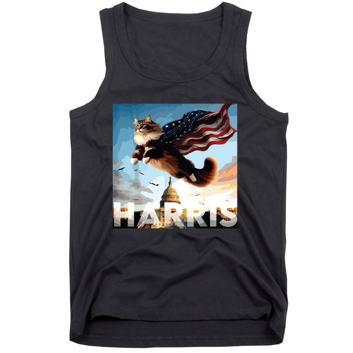 Funny Childless Cat Ladies For Harris 2024 Tank Top