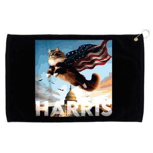 Funny Childless Cat Ladies For Harris 2024 Grommeted Golf Towel