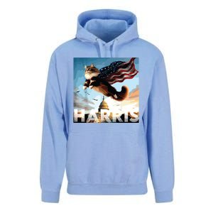 Funny Childless Cat Ladies For Harris 2024 Unisex Surf Hoodie