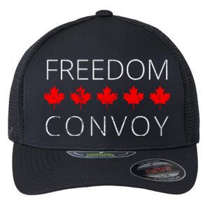 Freedom Convoy Canadian Trucker Flexfit Unipanel Trucker Cap