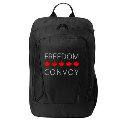 Freedom Convoy Canadian Trucker City Backpack