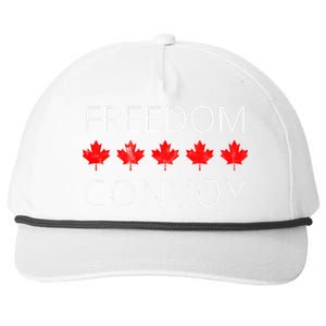 Freedom Convoy Canadian Trucker Snapback Five-Panel Rope Hat