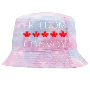 Freedom Convoy Canadian Trucker Tie-Dyed Bucket Hat