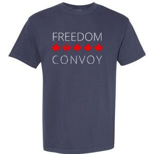 Freedom Convoy Canadian Trucker Garment-Dyed Heavyweight T-Shirt