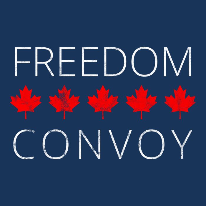 Freedom Convoy Canadian Trucker Cooling Performance Crew T-Shirt