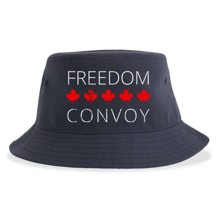 Freedom Convoy Canadian Trucker Sustainable Bucket Hat