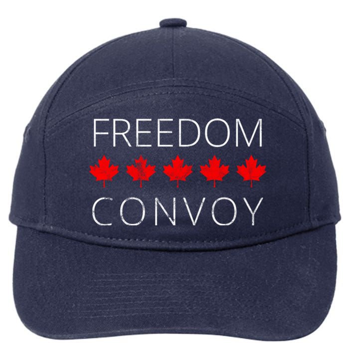 Freedom Convoy Canadian Trucker 7-Panel Snapback Hat