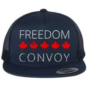 Freedom Convoy Canadian Trucker Flat Bill Trucker Hat