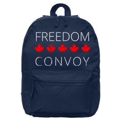 Freedom Convoy Canadian Trucker 16 in Basic Backpack