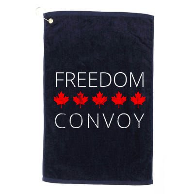 Freedom Convoy Canadian Trucker Golf Towel