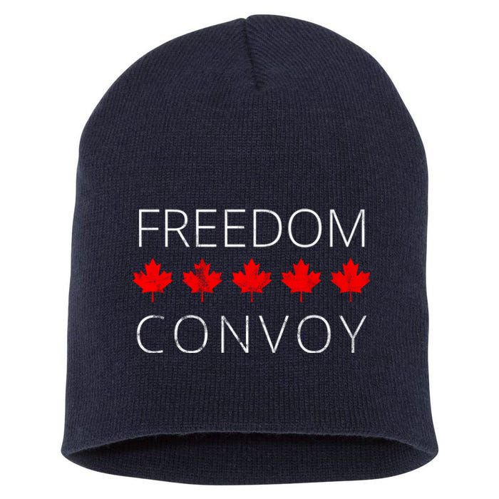 Freedom Convoy Canadian Trucker Short Acrylic Beanie