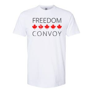 Freedom Convoy Canadian Trucker Softstyle CVC T-Shirt