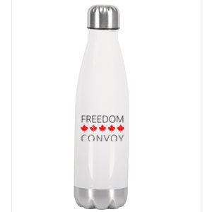 Freedom Convoy Canadian Trucker Stainless Steel Insulated Water Bottle