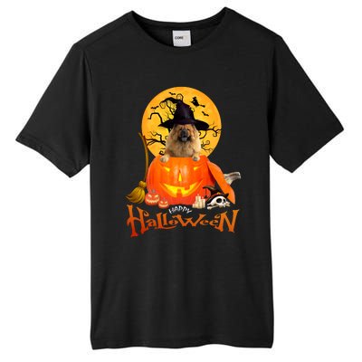 Funny Chow Chow Dog Spooky Halloween Tall Fusion ChromaSoft Performance T-Shirt