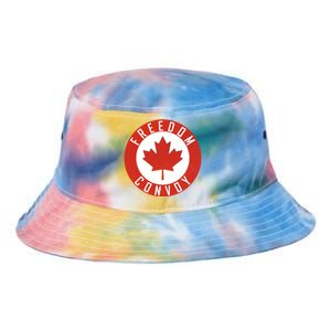 Freedom Convoy Canadian Truckers Canada Leaf Tie Dye Newport Bucket Hat