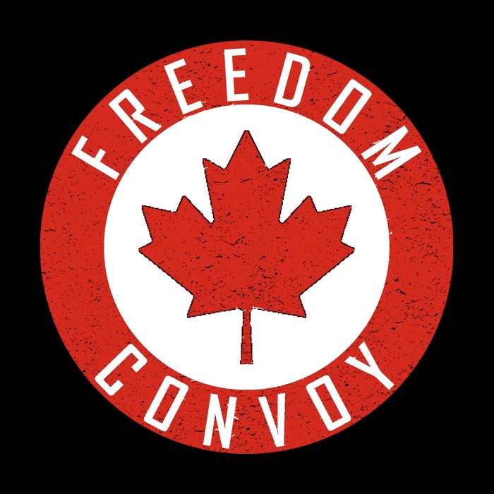 Freedom Convoy Canadian Truckers Canada Leaf Zip Tote Bag