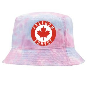 Freedom Convoy Canadian Truckers Canada Leaf Tie-Dyed Bucket Hat