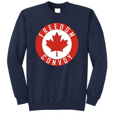 Freedom Convoy Canadian Truckers Canada Leaf Tall Sweatshirt