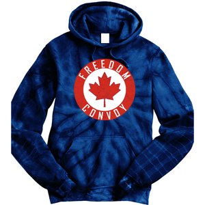 Freedom Convoy Canadian Truckers Canada Leaf Tie Dye Hoodie