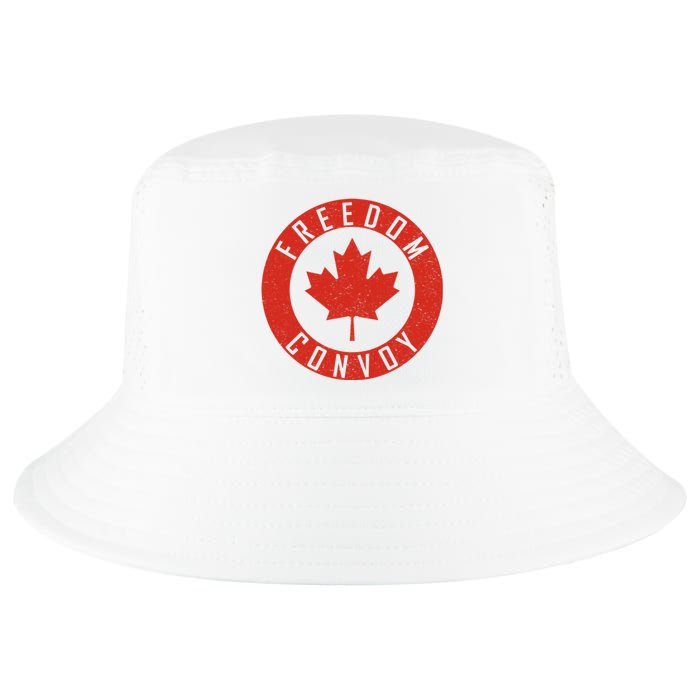 Freedom Convoy Canadian Truckers Canada Leaf Cool Comfort Performance Bucket Hat