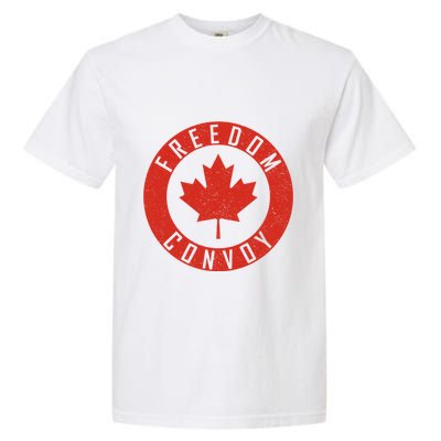 Freedom Convoy Canadian Truckers Canada Leaf Garment-Dyed Heavyweight T-Shirt