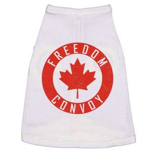 Freedom Convoy Canadian Truckers Canada Leaf Doggie Tank