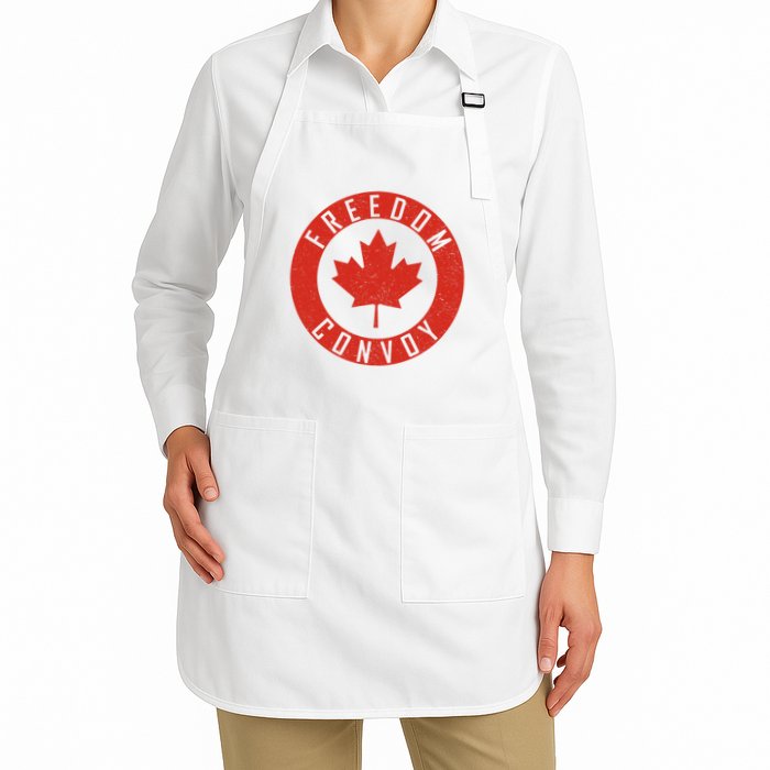 Freedom Convoy Canadian Truckers Canada Leaf Apron