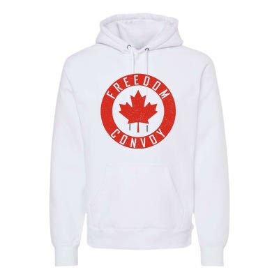 Freedom Convoy Canadian Truckers Canada Leaf Premium Hoodie