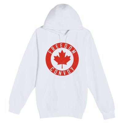 Freedom Convoy Canadian Truckers Canada Leaf Premium Pullover Hoodie