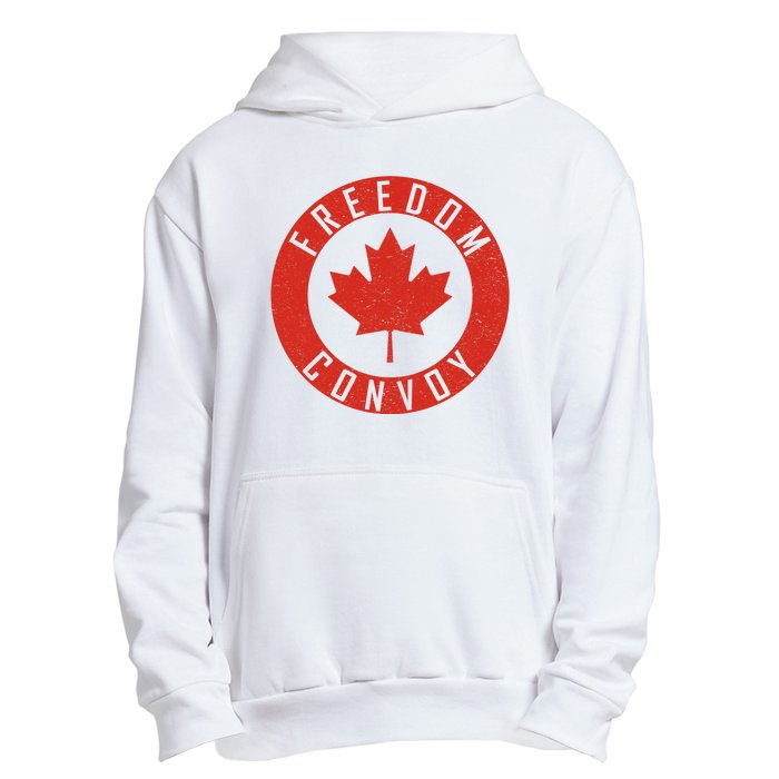 Freedom Convoy Canadian Truckers Canada Leaf Urban Pullover Hoodie