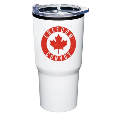 Freedom Convoy Canadian Truckers Canada Leaf Tumbler
