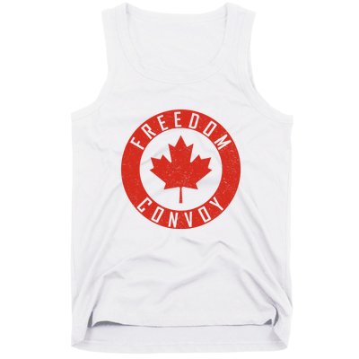 Freedom Convoy Canadian Truckers Canada Leaf Tank Top