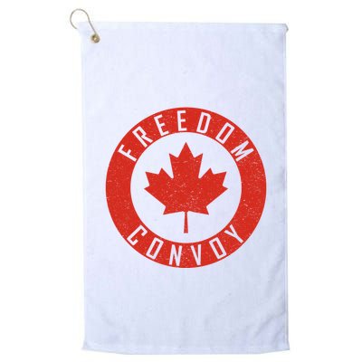 Freedom Convoy Canadian Truckers Canada Leaf Golf Towel