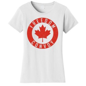 Freedom Convoy Canadian Truckers Canada Leaf Women's T-Shirt