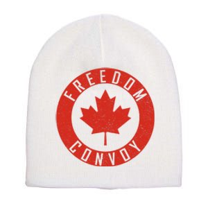 Freedom Convoy Canadian Truckers Canada Leaf Short Acrylic Beanie