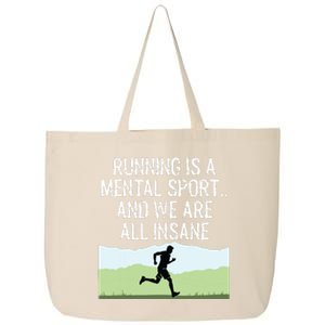 Funny Cross Country Running Is Insane 25L Jumbo Tote