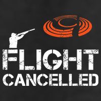 Flight Cancelled Clay Shooting Skeet Trap Shooting Garment-Dyed Fleece Hoodie