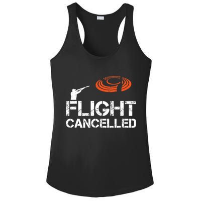 Flight Cancelled Clay Shooting Skeet Trap Shooting Ladies PosiCharge Competitor Racerback Tank