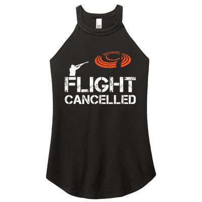 Flight Cancelled Clay Shooting Skeet Trap Shooting Women's Perfect Tri Rocker Tank