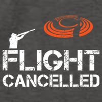 Flight Cancelled Clay Shooting Skeet Trap Shooting Vector Backpack